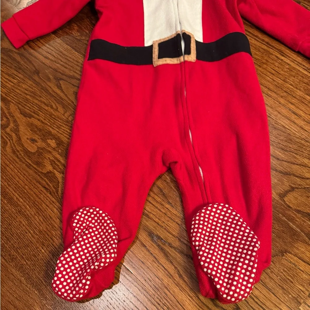 🎄🎅 Red Santa-18M Christmas One Piece